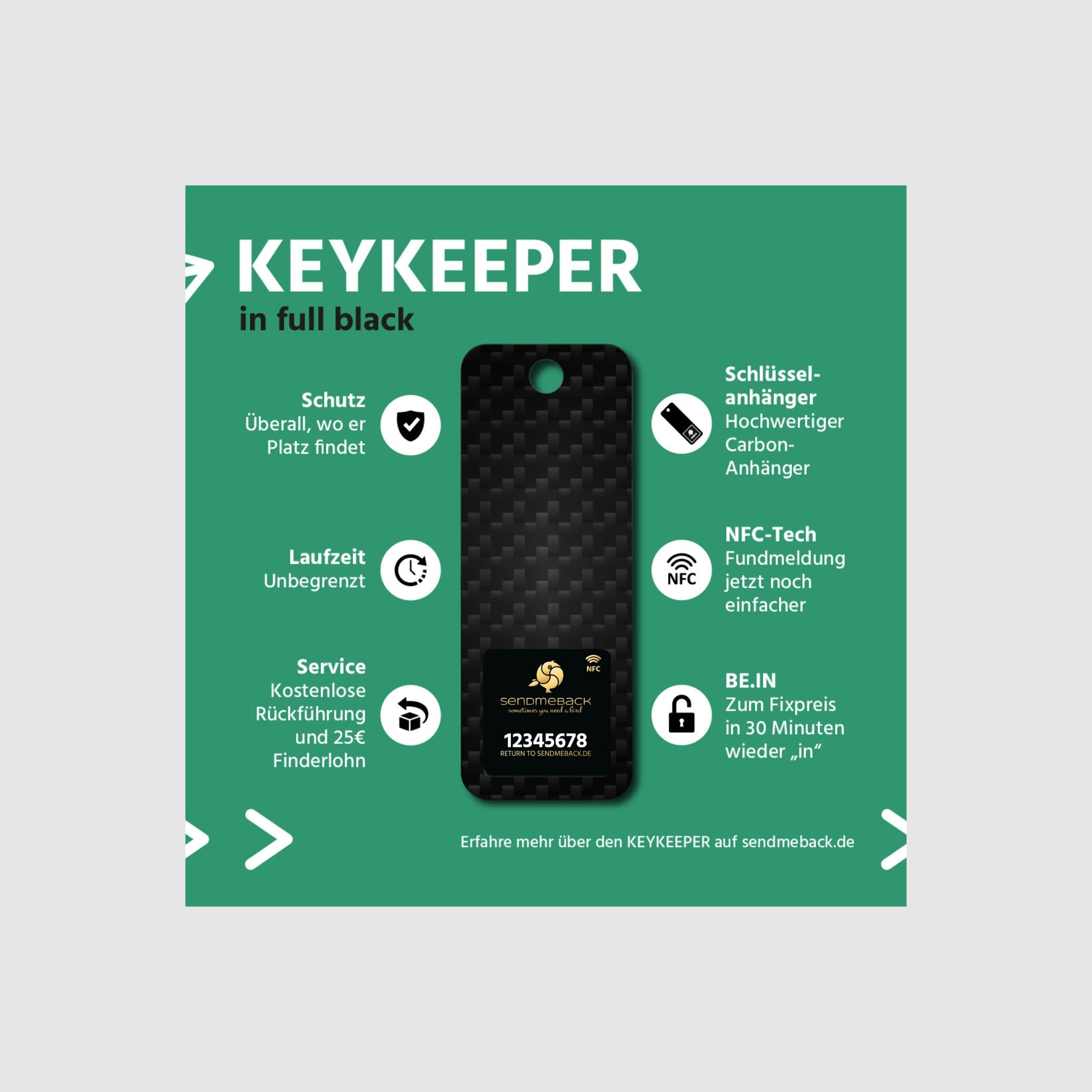 Keykeeper Yellow Gold/Black