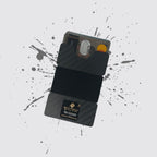 Carbon Cardholder Silver/White